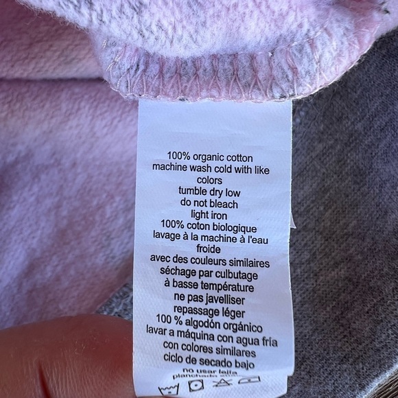 Monica + Andy Organic Cotton Zebra Print Double Ruffle Sweatshirt 12-18 Months - Picture 7 of 7